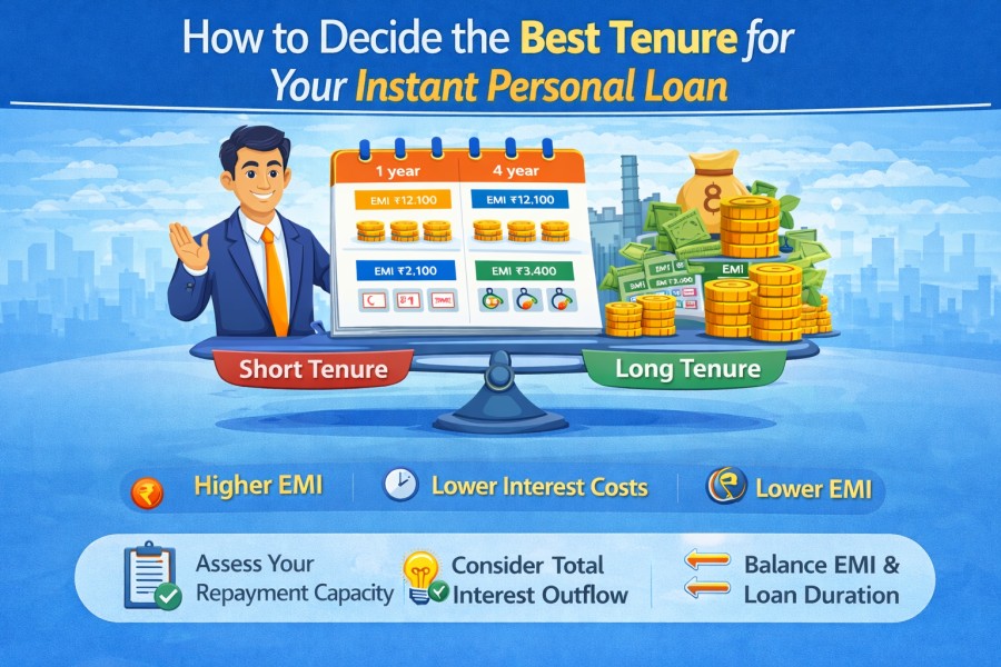  loan Tenure for Instant Personal Loan
