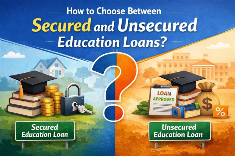 Secured vs Unsecured Education Loans