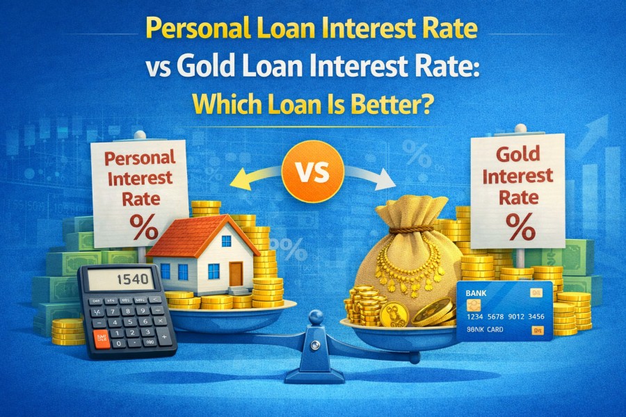 Personal Loan vs Gold Loan Interest Rates