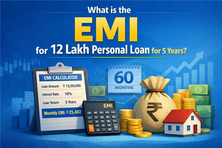 EMI for 12 Lakh Personal Loan 5 Years